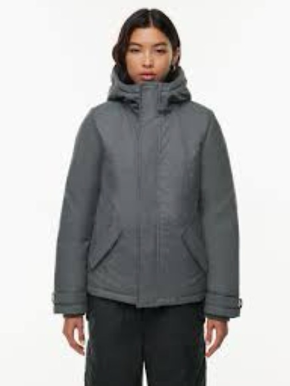 Artrizia jacket TNA THE SUMMIT PARKA Jacket Coat SHORT GREY |WINTER